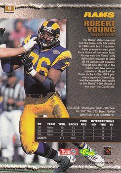 1995 Pro Line #41 Robert Young Back