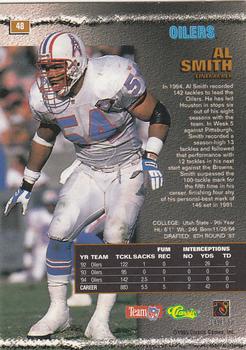 1995 Pro Line #48 Al Smith Back