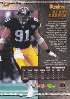 1995 Pro Line #79 Kevin Greene Back