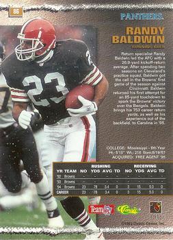 1995 Pro Line #86 Randy Baldwin Back