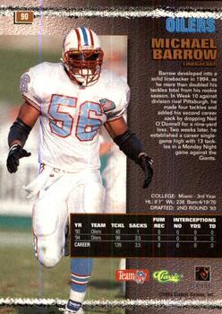 1995 Pro Line #90 Micheal Barrow Back