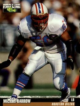 1995 Pro Line #90 Micheal Barrow Front