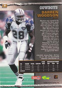 1995 Pro Line #94 Darren Woodson Back