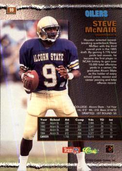 1995 Pro Line #99 Steve McNair Back
