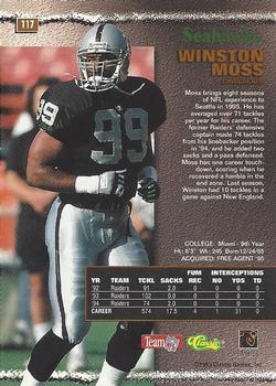 1995 Pro Line #117 Winston Moss Back