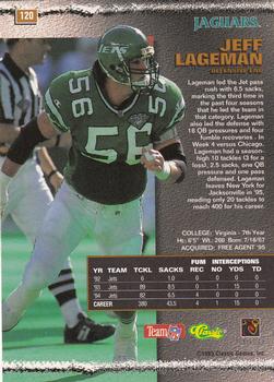 1995 Pro Line #120 Jeff Lageman Back