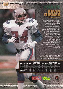 1995 Pro Line #141 Kevin Turner Back