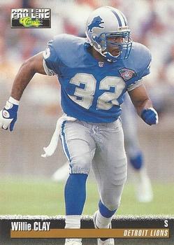 1995 Pro Line #148 Willie Clay Front