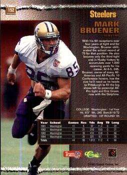 1995 Pro Line #152 Mark Bruener Back