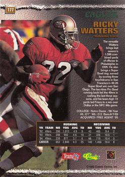 1995 Pro Line #177 Ricky Watters Back