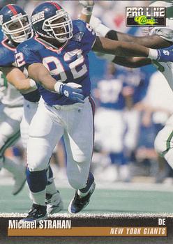 1995 Pro Line #181 Michael Strahan Front