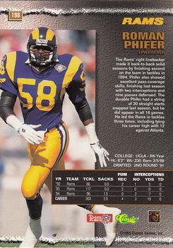 1995 Pro Line #198 Roman Phifer Back