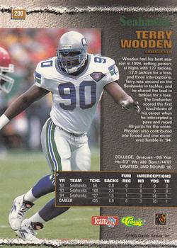 1995 Pro Line #200 Terry Wooden Back