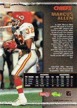 1995 Pro Line #233 Marcus Allen Back