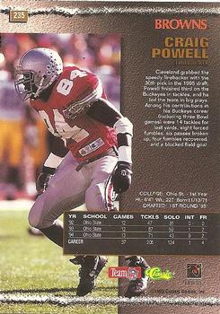 1995 Pro Line #235 Craig Powell Back