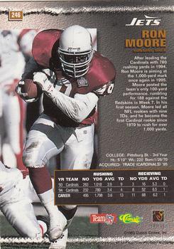 1995 Pro Line #246 Ron Moore Back
