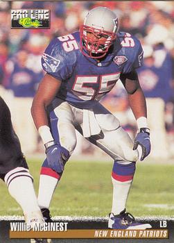 1995 Pro Line #252 Willie McGinest Front