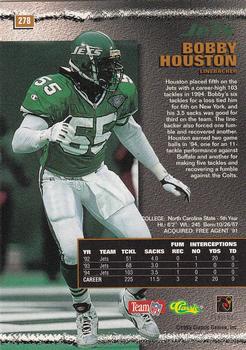 1995 Pro Line #278 Bobby Houston Back