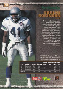 1995 Pro Line #280 Eugene Robinson Back