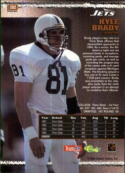 1995 Pro Line #282 Kyle Brady Back