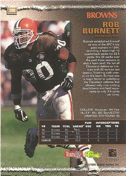 1995 Pro Line #300 Rob Burnett Back