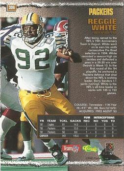 1995 Pro Line #306 Reggie White Back