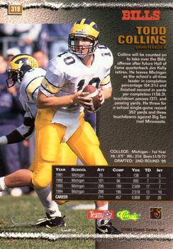 1995 Pro Line #319 Todd Collins Back