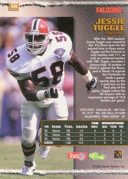 1995 Pro Line #345 Jessie Tuggle Back
