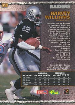 1995 Pro Line #347 Harvey Williams Back