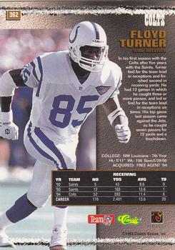 1995 Pro Line #362 Floyd Turner Back