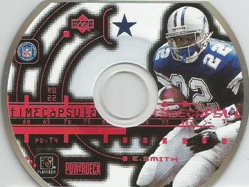 1999 Upper Deck PowerDeck - Time Capsule #PD-T4 Emmitt Smith Front