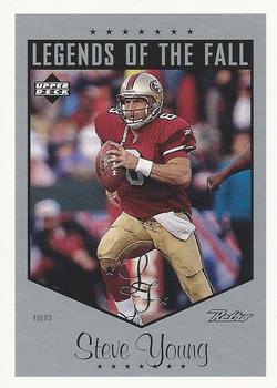 1999 Upper Deck Retro - Legends of the Fall Silver #L18 Steve Young Front