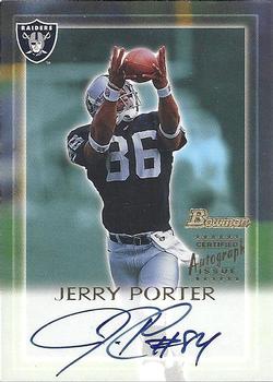 2000 Bowman - Autographs #JP Jerry Porter Front