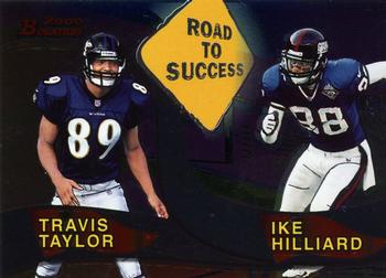 2000 Bowman - Road to Success #R6 Travis Taylor / Ike Hilliard Front