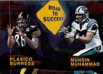 2000 Bowman - Road to Success #R7 Plaxico Burress / Muhsin Muhammad Front