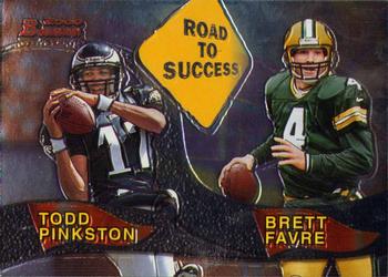 2000 Bowman - Road to Success #R8 Todd Pinkston / Brett Favre Front