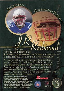 2000 Bowman - Scout's Choice #SC10 J.R. Redmond Back