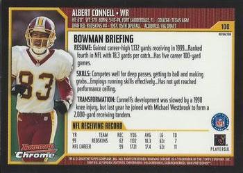 2000 Bowman Chrome - Refractors #100 Albert Connell Back