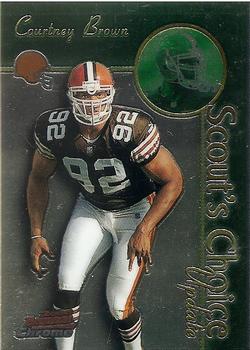 2000 Bowman Chrome - Scout's Choice Update #SCU3 Courtney Brown Front