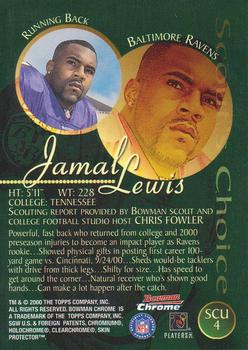 2000 Bowman Chrome - Scout's Choice Update #SCU4 Jamal Lewis Back
