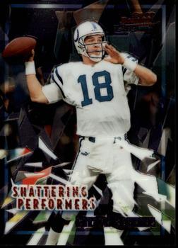 2000 Bowman Chrome - Shattering Performers #SP2 Peyton Manning Front
