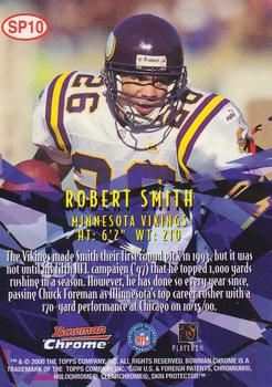 2000 Bowman Chrome - Shattering Performers #SP10 Robert Smith Back