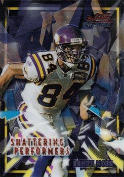 2000 Bowman Chrome - Shattering Performers #SP20 Randy Moss Front