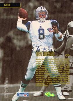1995 Pro Line - Game Breakers #GB1 Troy Aikman Back