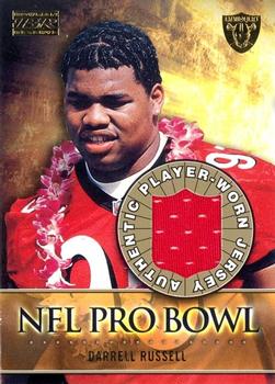 2000 Bowman Reserve - Pro Bowl Jerseys #PB-DR Darrell Russell Front