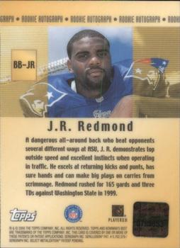 2000 Bowman's Best - Autographs #BB-JR J.R. Redmond Back