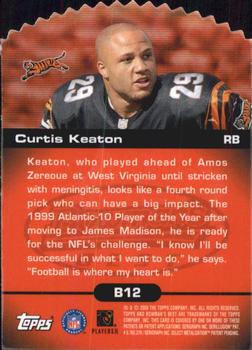 2000 Bowman's Best - Best Bets #B12 Curtis Keaton Back