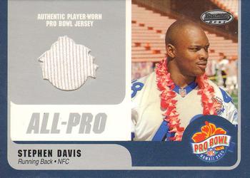 2000 Bowman's Best - Pro Bowl Jerseys #SD-RB Stephen Davis Front