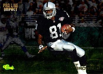 1995 Pro Line - Impact #I-12 Tim Brown Front