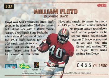 1995 Pro Line - Impact #I-25 William Floyd Back